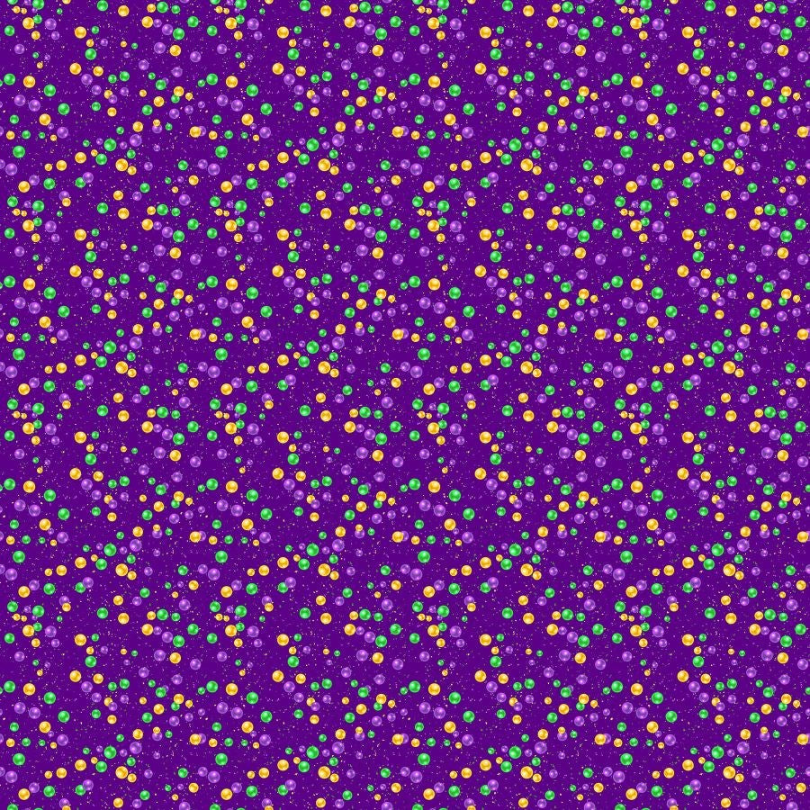 Confetti Beads - PURPLE || MARDI PARTY || Patrick Lose Studio