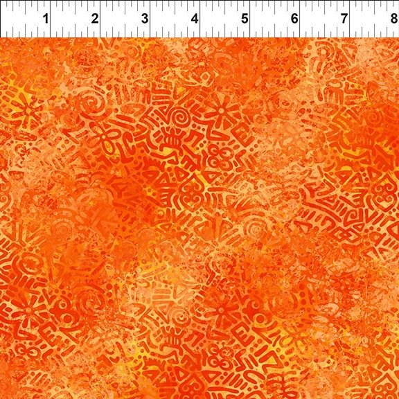 Urban Jungle II - Doodles || Orange || In the Beginning