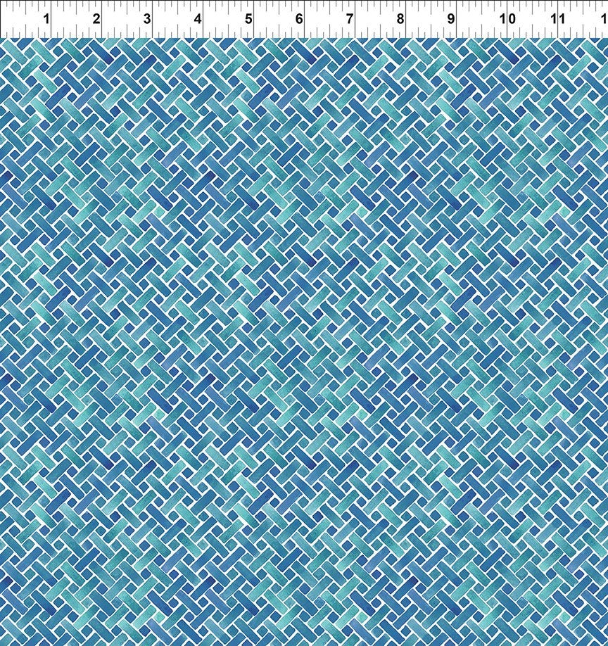 11VIC 1  Victoria - Trellis - Blue