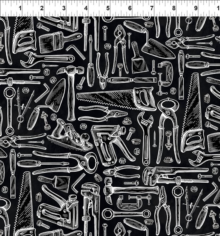 Sketchbook Prints - Tools || Black || In the Beginning