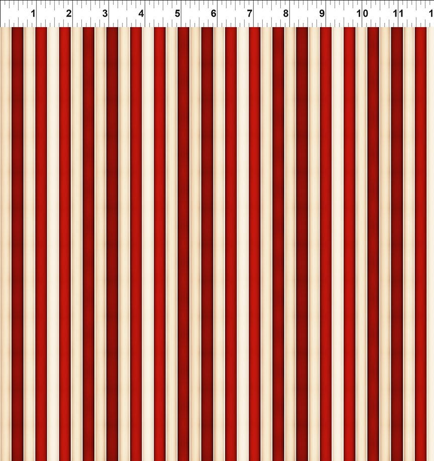 Winter Enchantment - Stripe || Red || In the Beginning