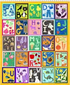 Alphabet Panel - Multi ll ABCs of Colour