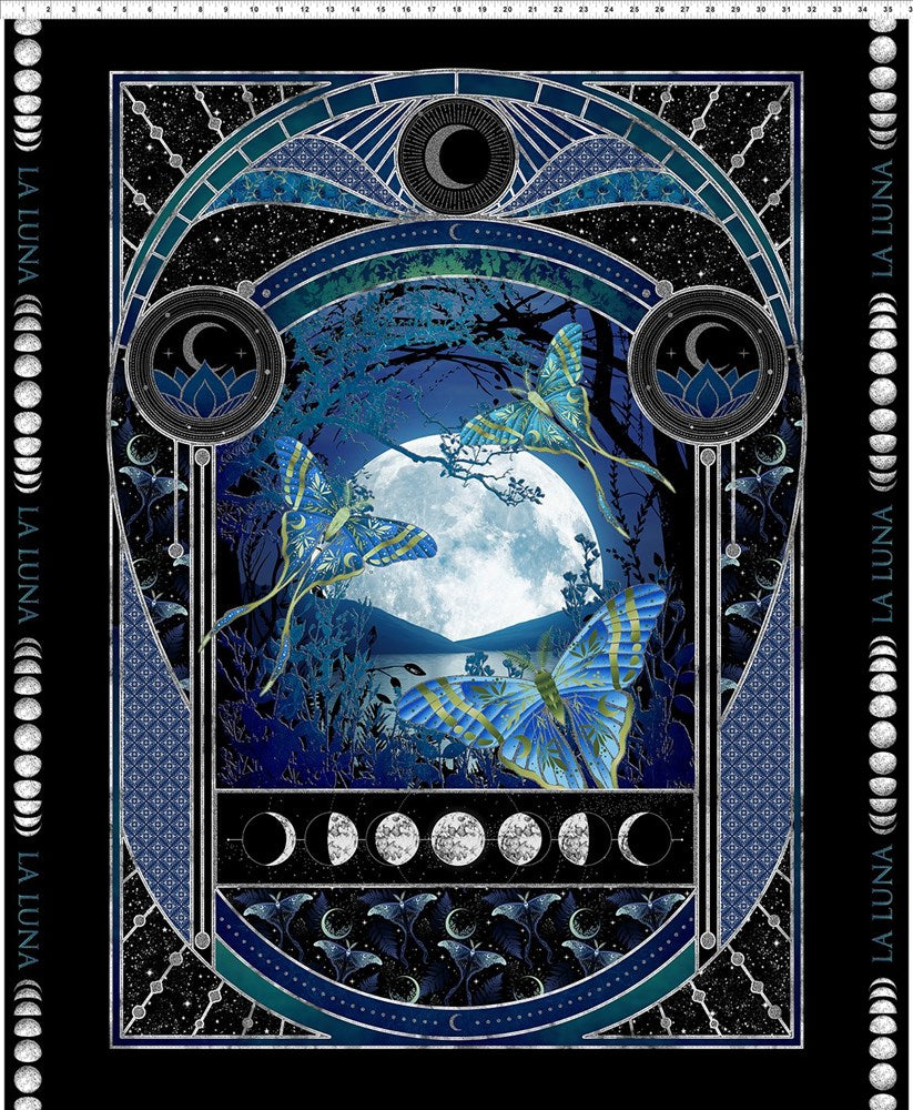La Luna - Large Panel || Blue/Silver || In the Beginning