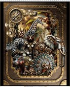 Steampunk Menagerie - Large Panel || Multi || In the Beginning