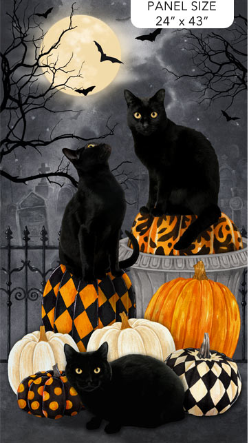 Panel - Black Multi ll Hallow&#39;S Eve