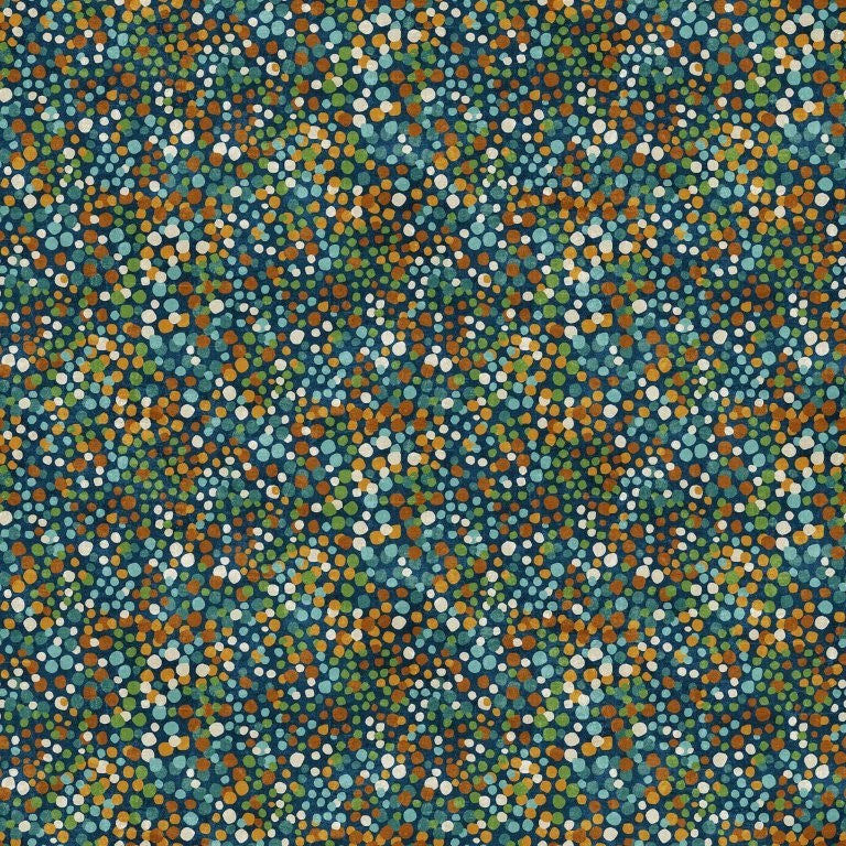 DINO DOTS - NAVY MULTI || DINO ROAR || Northcott Studio