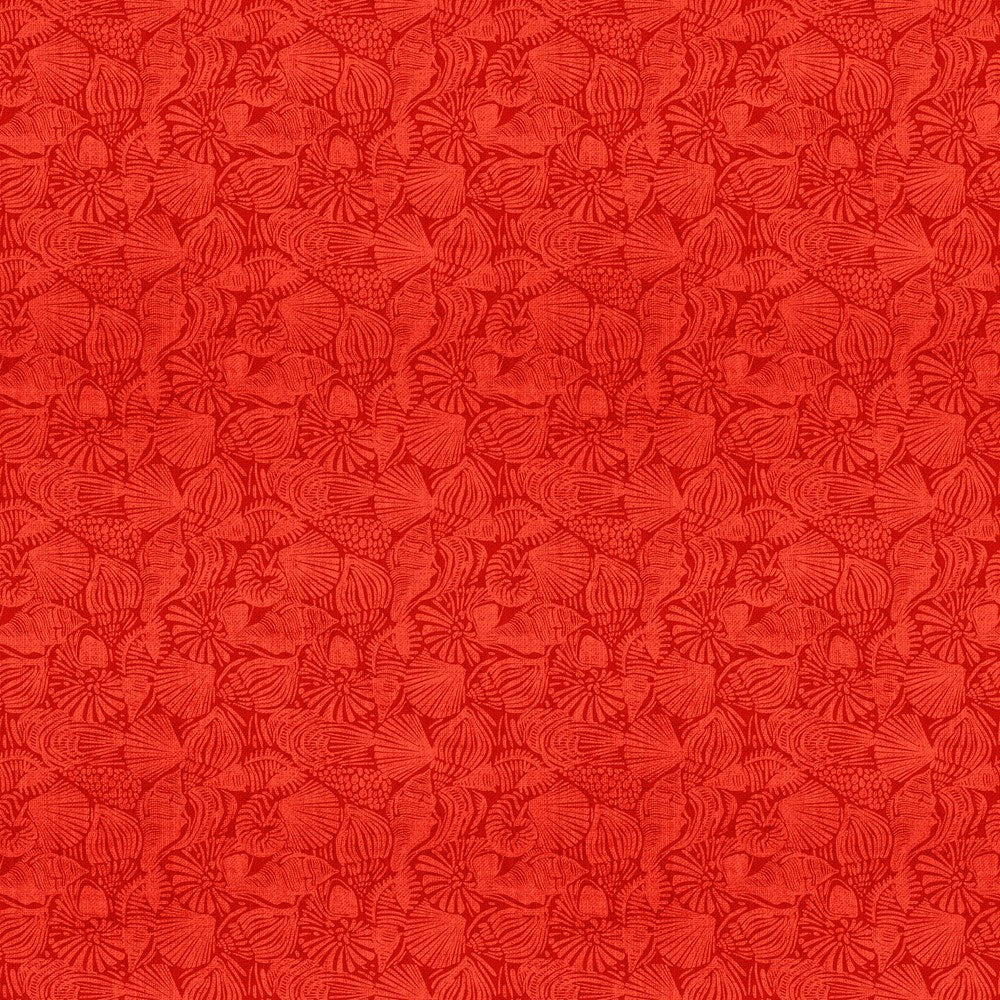 Large Shells - RED || TAKE ME TO THE BEACH || Northcott Studio