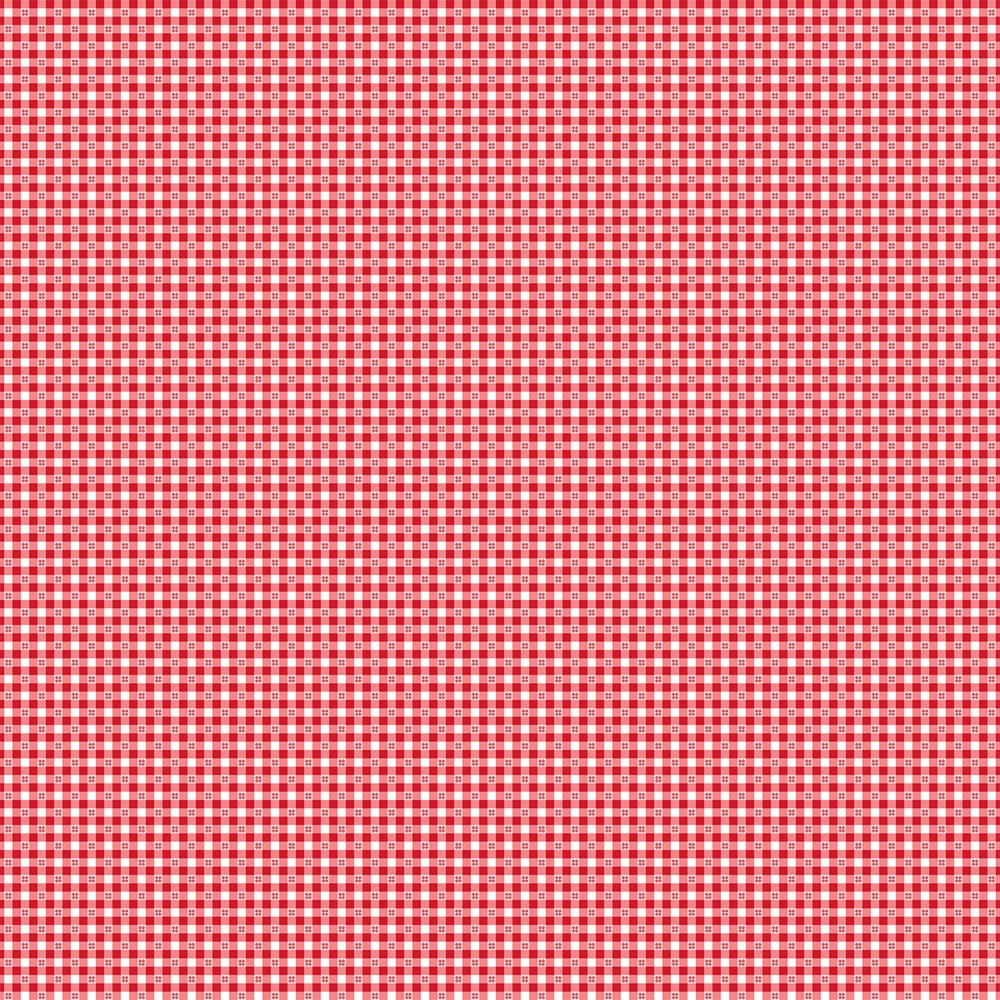 Gingham - RED || BARNYARD CHRISTMAS || Northcott Studio