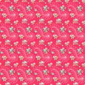 FEATHER FLORAL - RED MULTI || QUILTING IN BLOOM || Northcott Studio