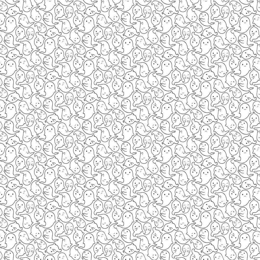 Ghost Outline - WHITE || GHOST TOWN || Northcott Studio