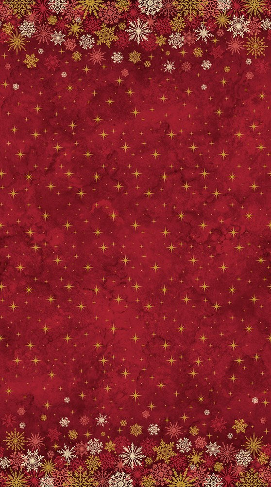 Ombre - RED MULTI || O'CHRISTMAS TREE (SHIMMER) || Northcott Studio