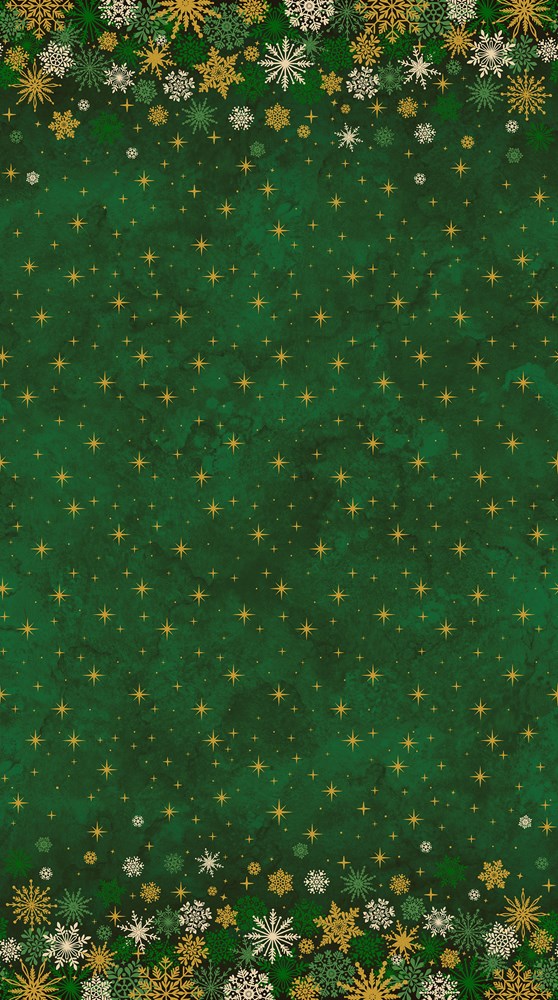 Ombre - GREEN MULTI || O'CHRISTMAS TREE (SHIMMER) || Northcott Studio