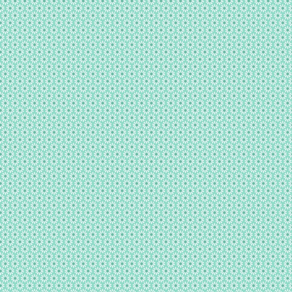 FLOWER BLENDER - TURQ MULTI || TOPSY TURTLES || Northcott Studio