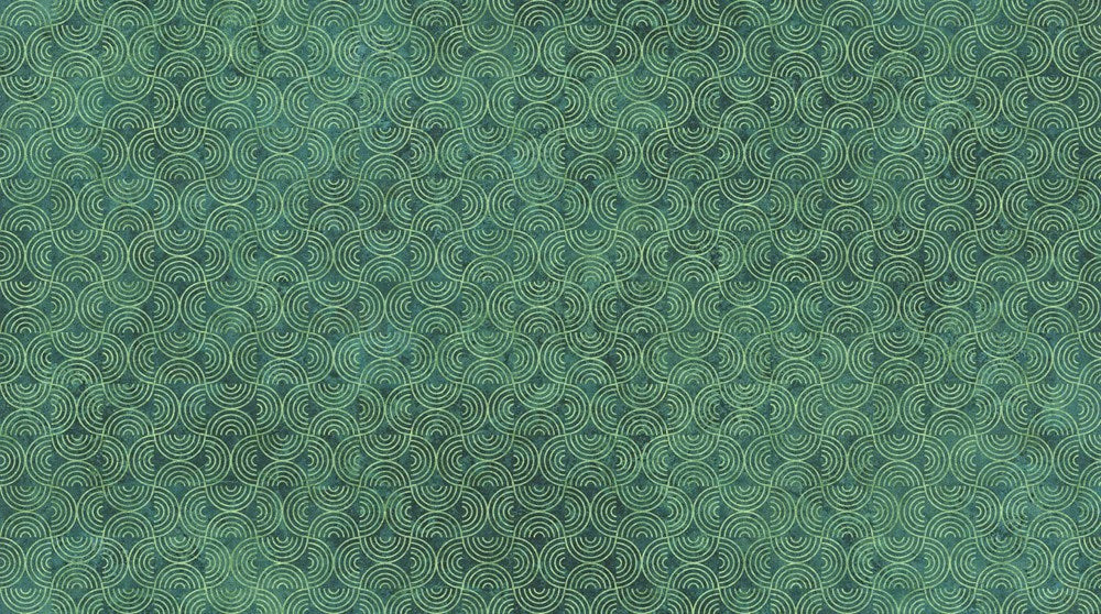 Half Circle Grid - GREEN MULTI || STONEHENGE SYNCHRONICITY || Northcott Studio