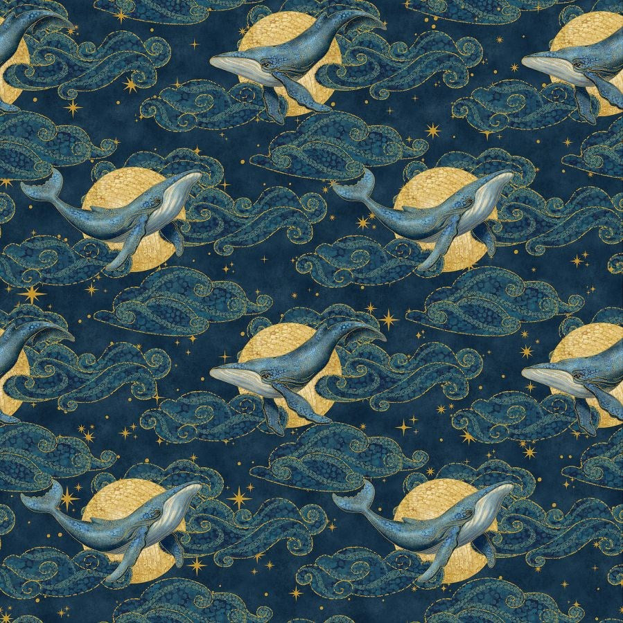 MOONBEAM FEATURE - NAVY MULTI || MOONBEAM || Northcott Studio