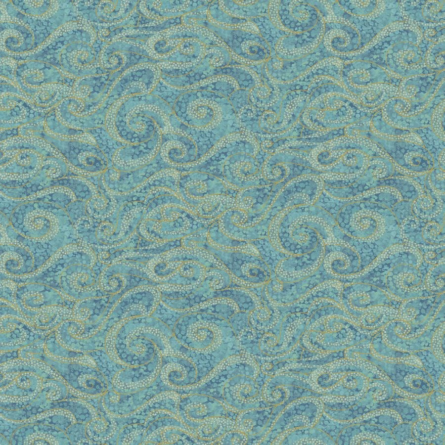 CLOUDS - DK BLUE || MOONBEAM || Northcott Studio