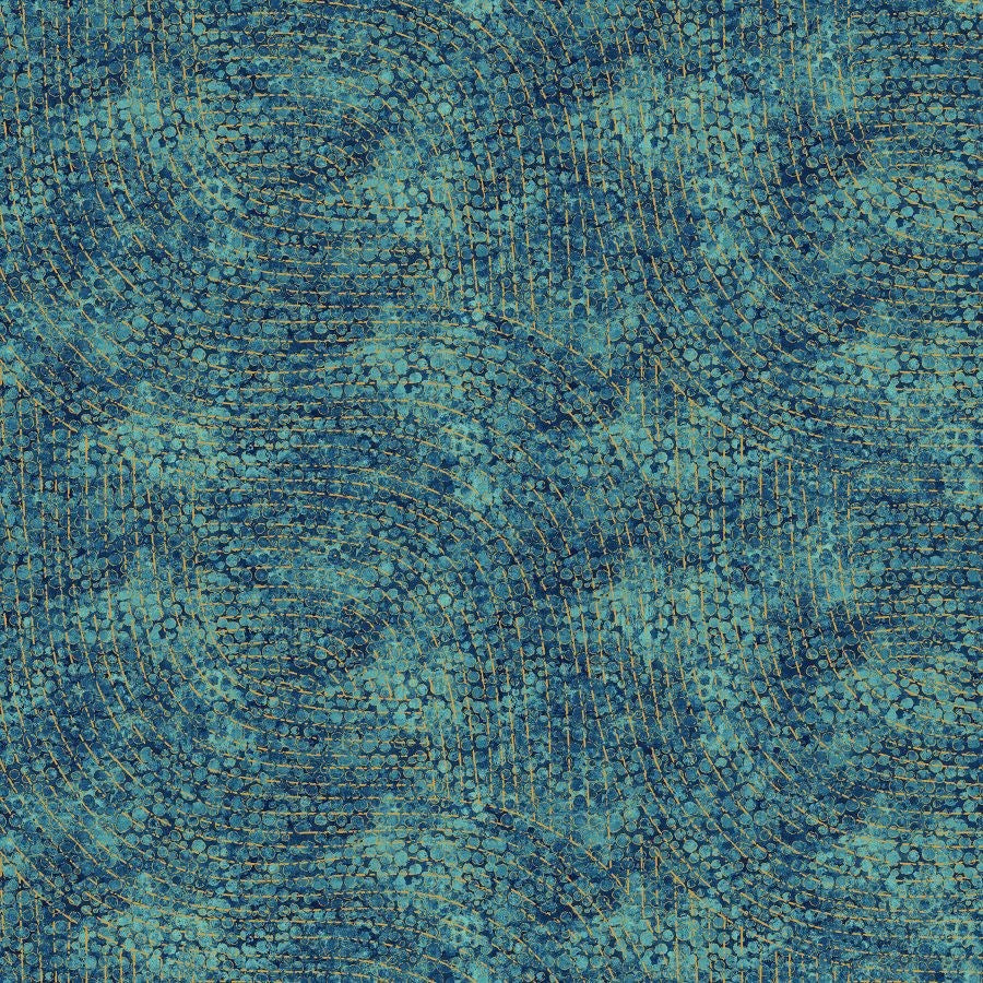 BIG BUBBLES - DK BLUE || MOONBEAM || Northcott Studio