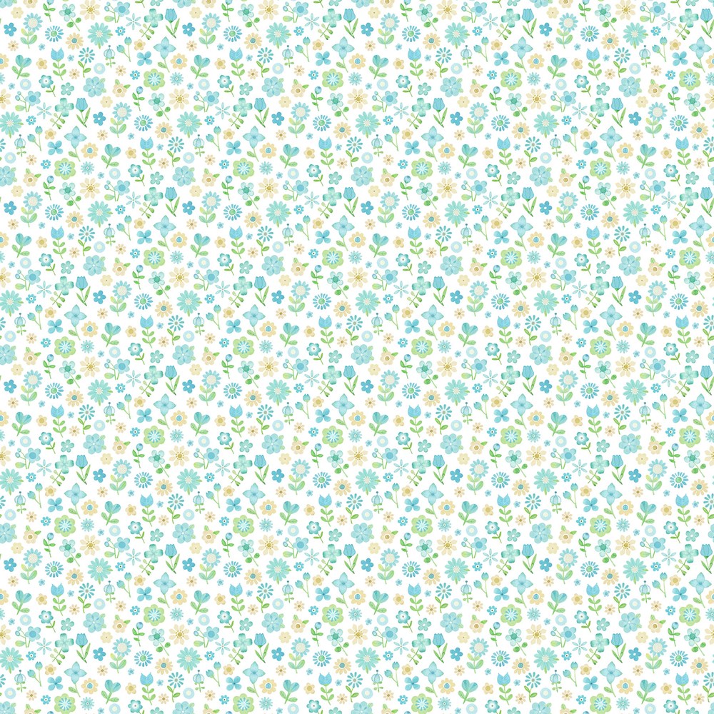 Floral - BLUE || LULLABY || Northcott Studio