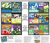 Book Panel - Multi ll ABCs of Colour