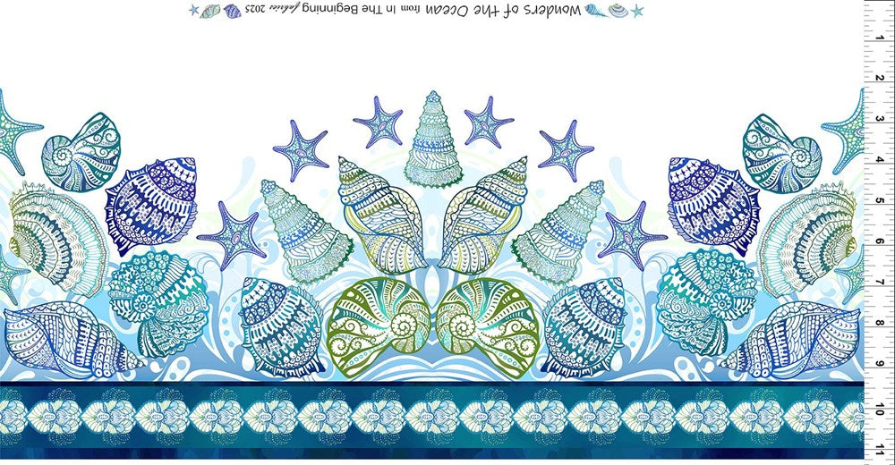 Wonders of the Ocean - Border || Blue || In the Beginning