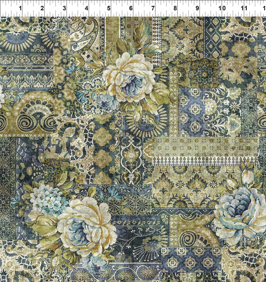 Carpet Bag Romance - Carpet || Blue || In the Beginning