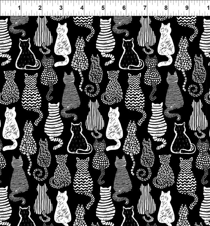 Sketchbook Prints - Cats || Black || In the Beginning