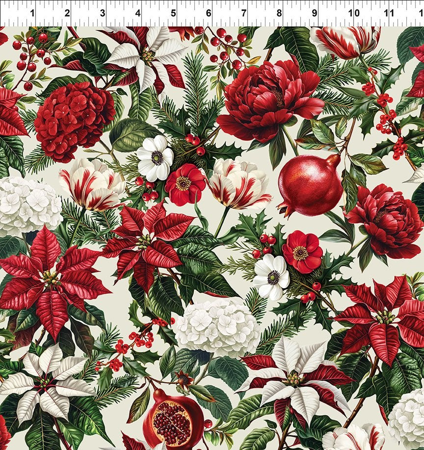 Winter Enchantment - Floral || Cream || In the Beginning