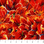 TulipPetals - DEEP ORANGE || TULIP FESTIVAL || Frond Design Studio
