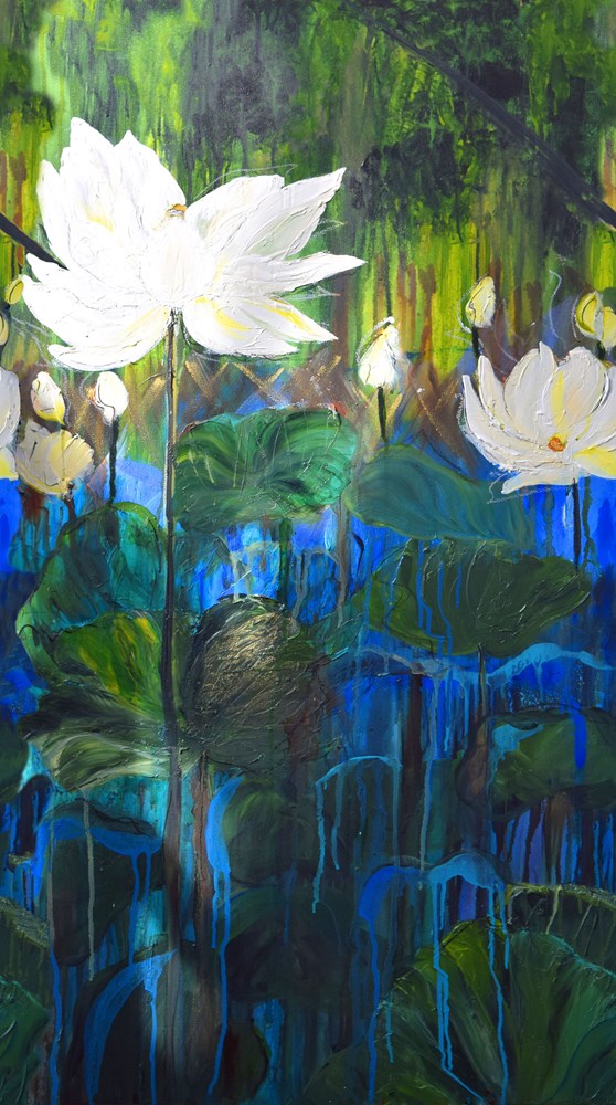 Lotus Main - PINE || LILY POND || Frond Design Studio