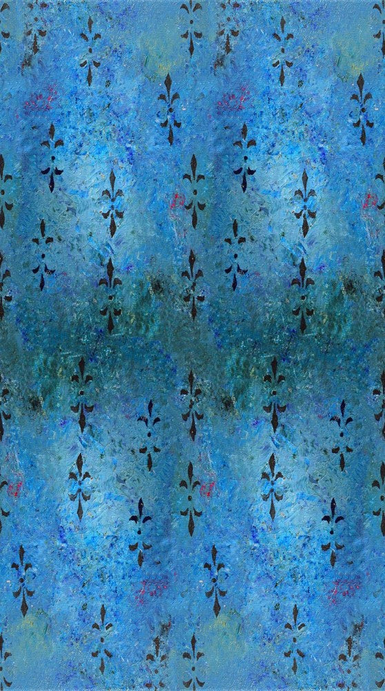 Fleur De Lis - ELECTRIC BLUE || LILY POND || Frond Design Studio
