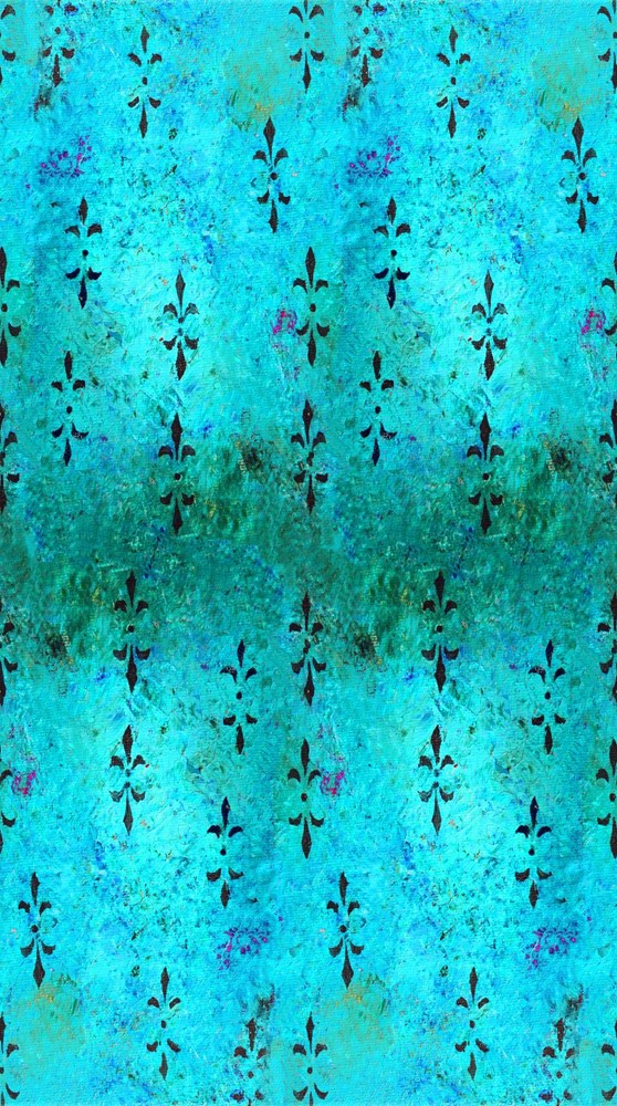 Fleur De Lis - TEAL || LILY POND || Frond Design Studio