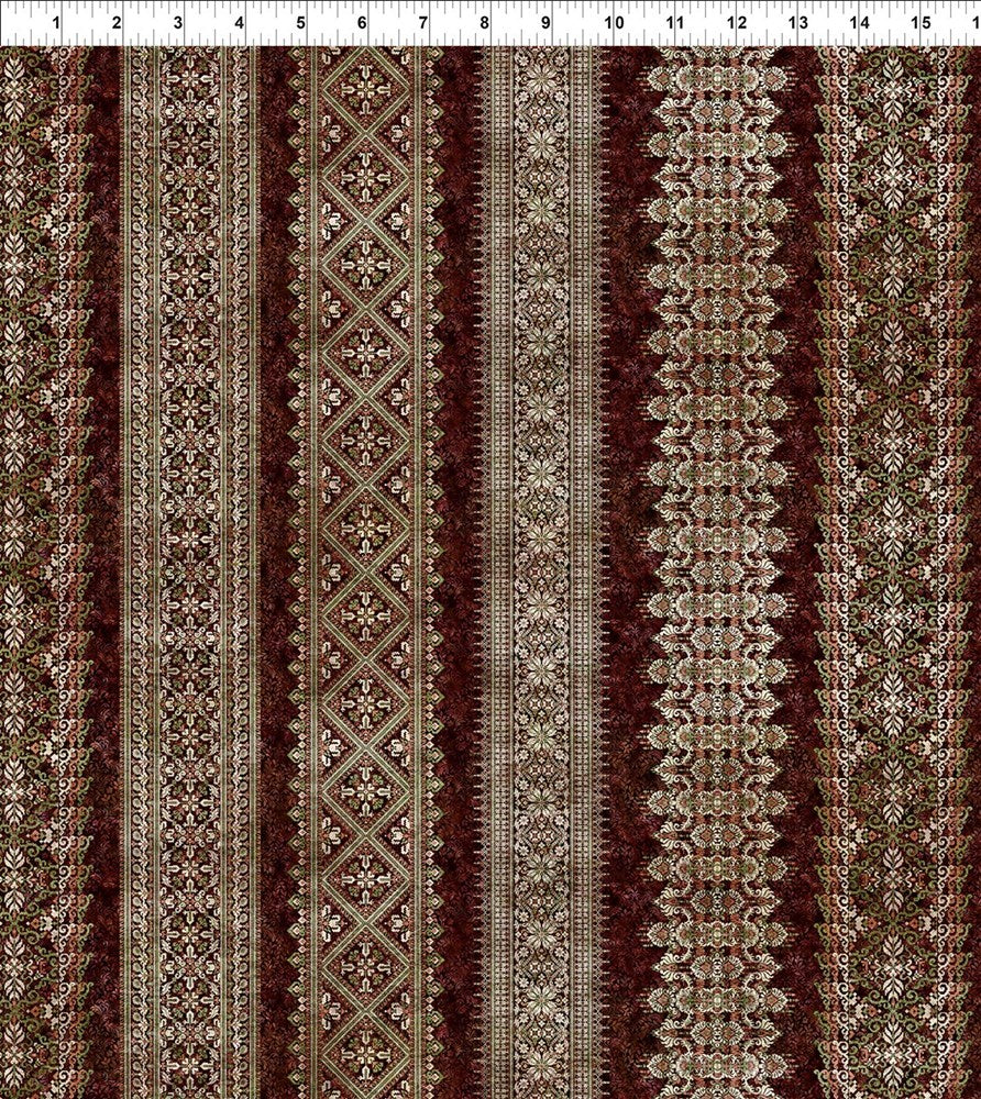 Carpet Bag Romance - Stripe || Red || In the Beginning