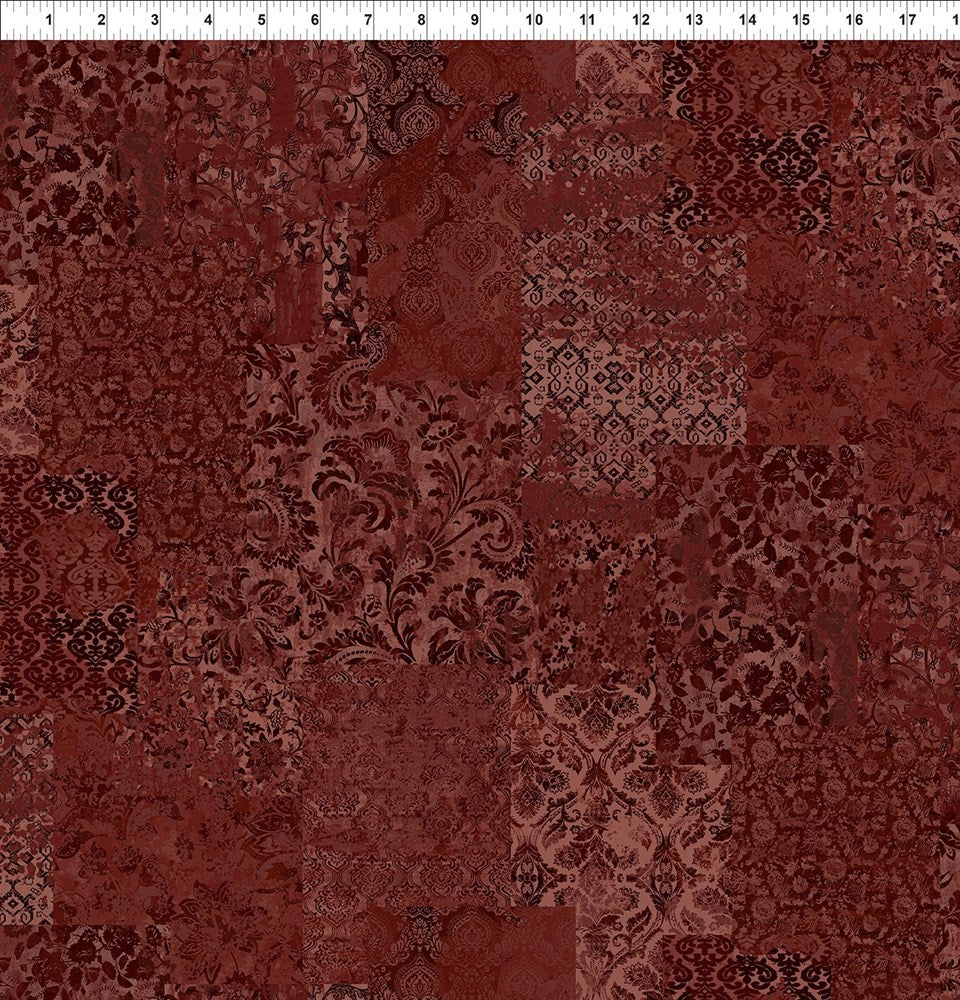 Carpet Bag Romance - Brocade || Red || In the Beginning