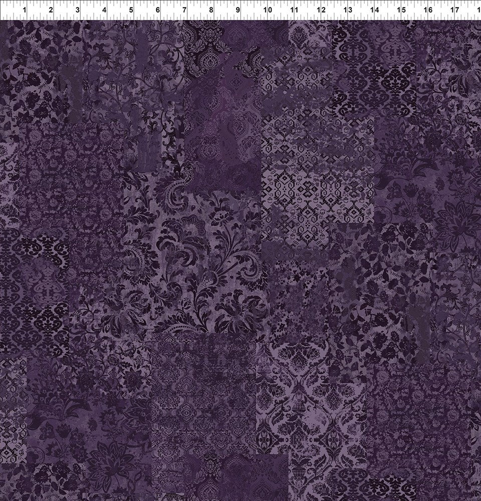 Carpet Bag Romance - Brocade || Purple || In the Beginning
