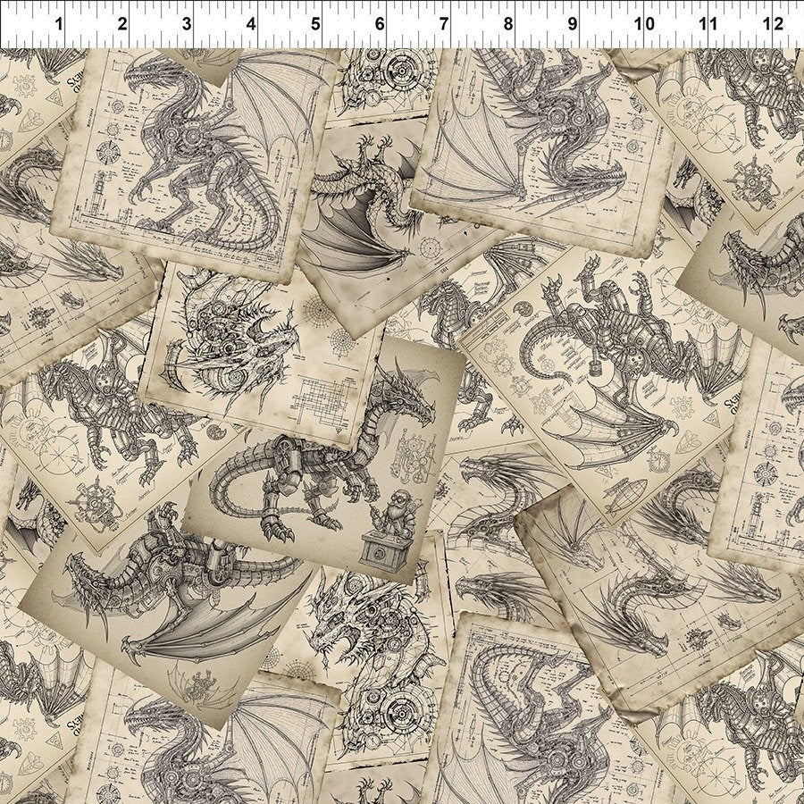 Dragons - Steampunk Dynasty - Schematics || Beige || In the Beginning