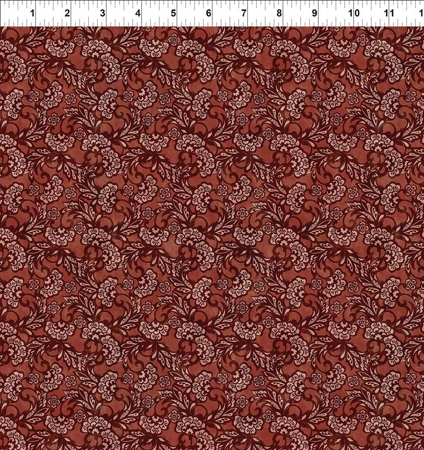 Carpet Bag Romance - Tonal || Red || In the Beginning