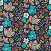 WILD BOUQUET - NAVY || CAMOUFLAGE || FIGO Studio