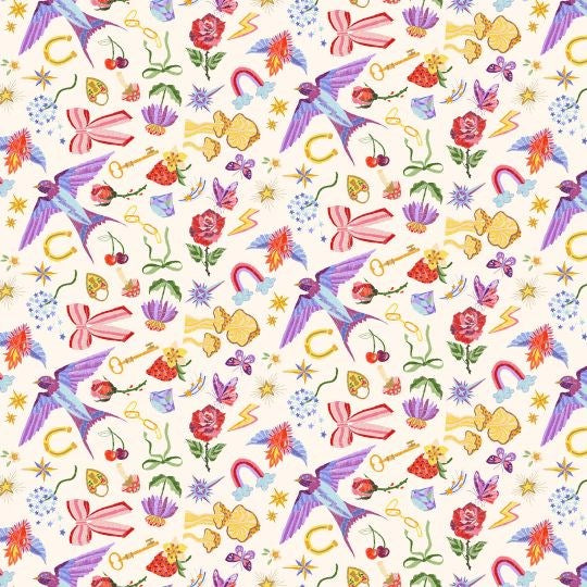 Embroidered - CREAM || ONCE UPON A CHARM || FIGO Studio