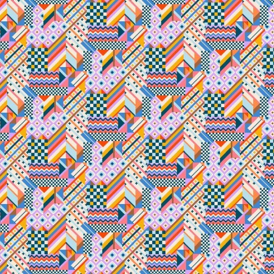 Patchwork - LILAC MULTI || ONCE UPON A CHARM || FIGO Studio