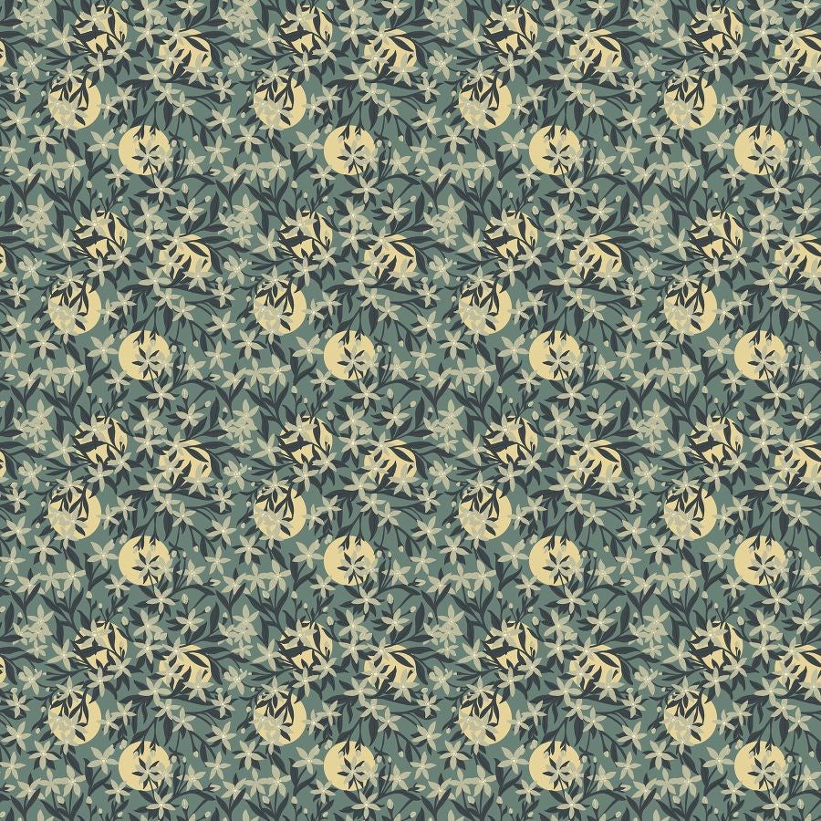 BLOSSOMS - TEAL || WILD ORCHARD || FIGO Studio