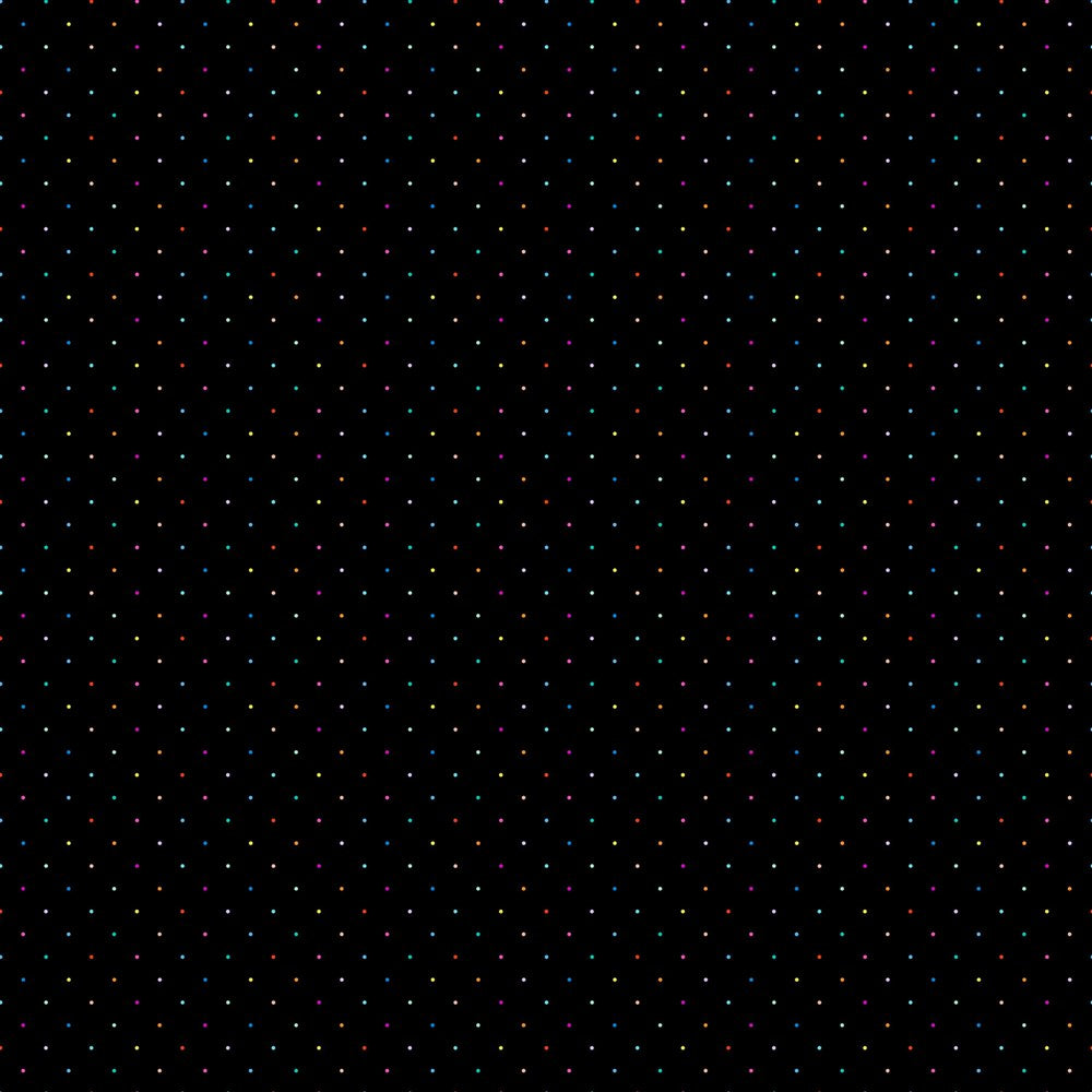 DITSY DOTS - BLACK MULTI || DUSK || FIGO Basics