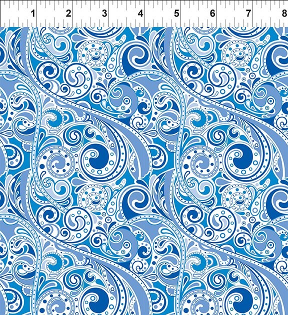 Wonders of the Ocean - Sea Swirls || Blue || In the Beginning