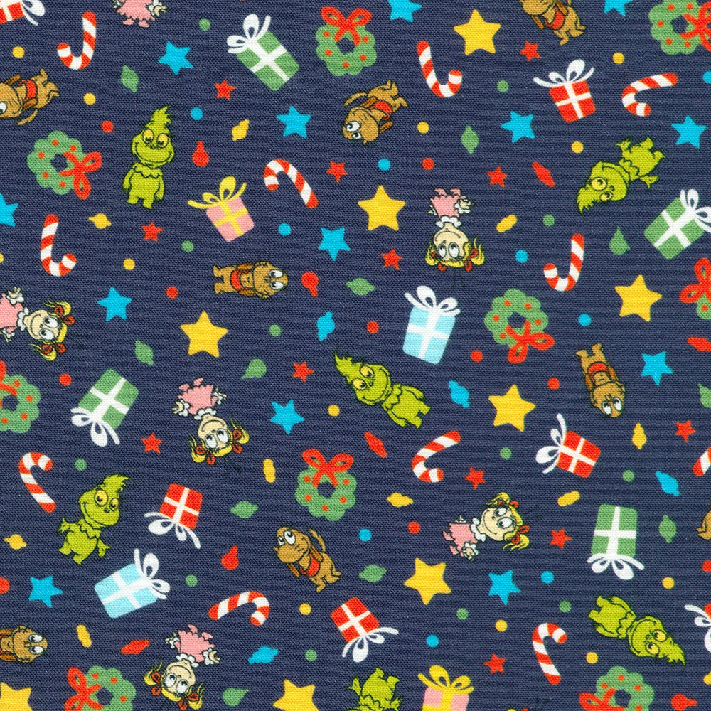 ADED-23877-4 || BLUE || LITTLE GRINCH || Robert Kaufman