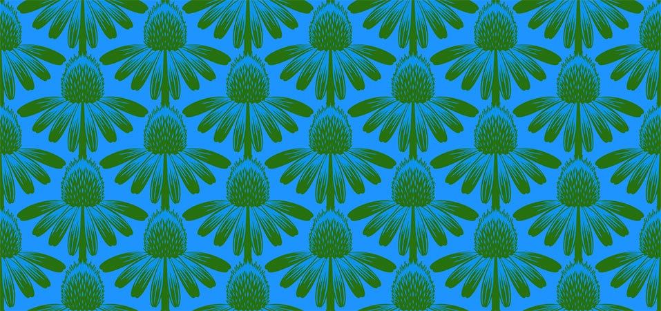 CONEFLOWER - POOL || INDELIBLE || Anna Maria Textiles Basics