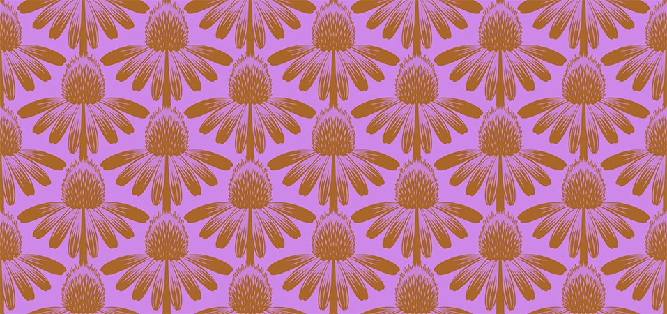 CONEFLOWER - TAFFY || INDELIBLE || Anna Maria Textiles Basics