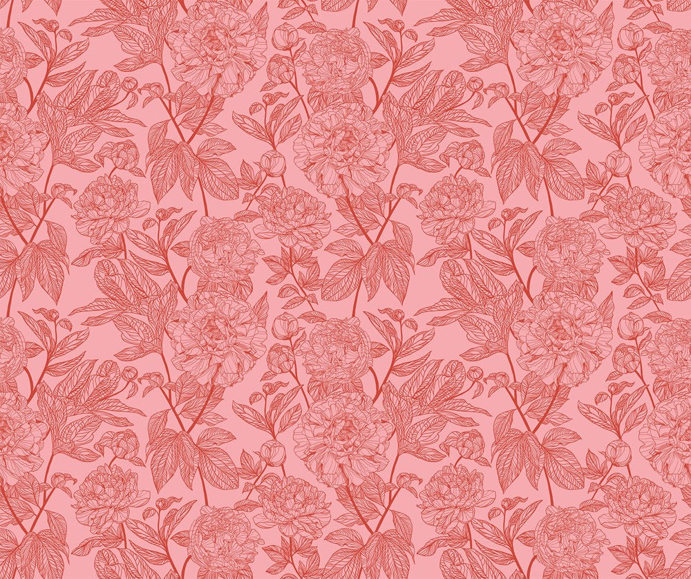 PEONY - ROUGE || INDELIBLE || Anna Maria Textiles Basics