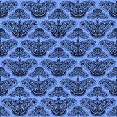 CECROPIA - CERULEAN || INDELIBLE INK || Anna Maria Textiles Basics