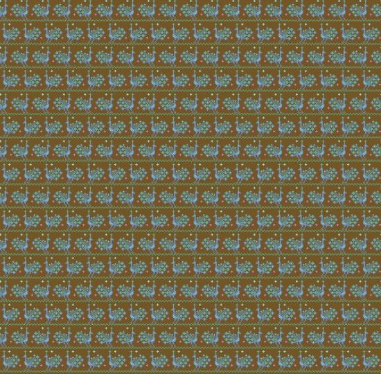 PEACOCK - BARK || HEIRESS || Anna Maria Textiles Basics