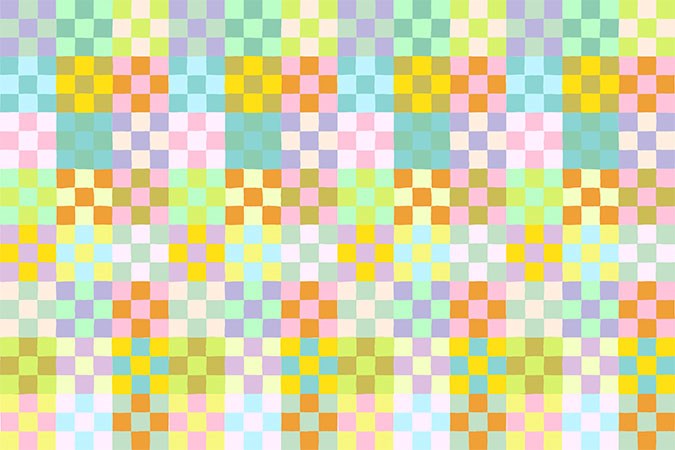 NINE PATCH - POWDER || PIECEWORK || Anna Maria Textiles Studio