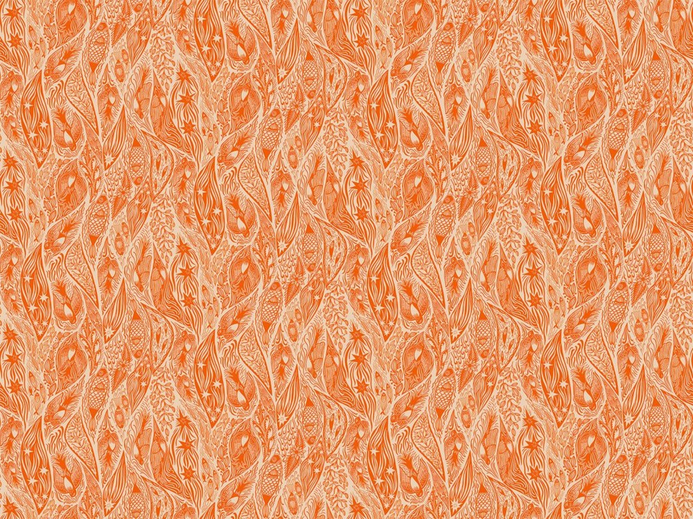 CURRENT - TANGERINE || SHOOTING STAR || Anna Maria Textiles Studio